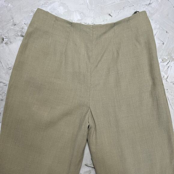 Vintage RENA LANGE Wool Nylon Pants SIZE 28 Biege Made in W. Germany FLAW - Picture 5 of 14